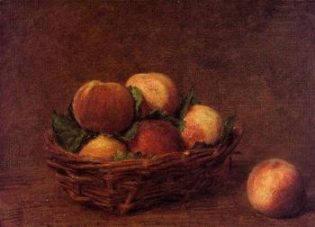 亨利 方丹 拉圖爾 Still Life with Peaches 亨利 方丹 拉圖爾 Still Life with Peaches
